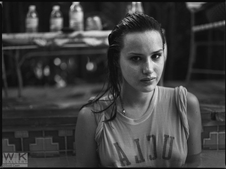 Joanna in the Pool at the Oakstone