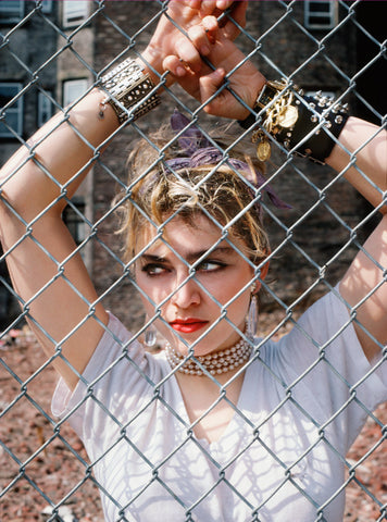 Madonna NYC '83 SHOW Madonna Fence